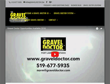 Tablet Screenshot of graveldoctor.com